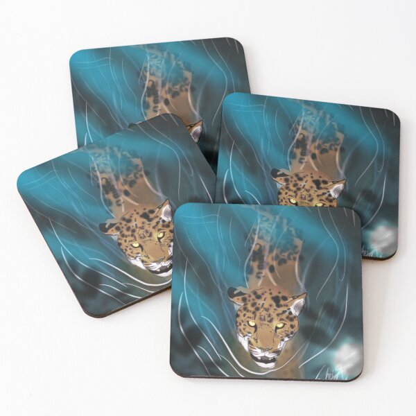 Item preview,  Swimming Jaguar 4 designed and sold by Manalopangaea.
