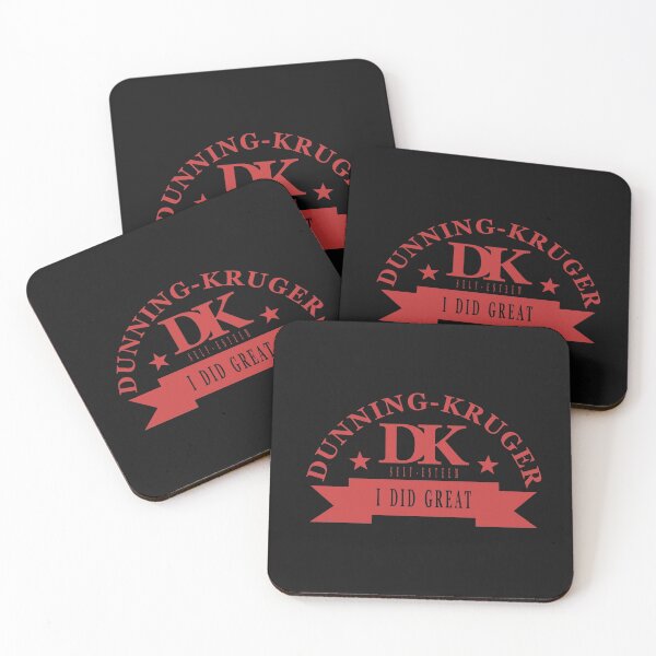Item preview, Dunning-Kruger effect self-esteem  designed and sold by jdtees.