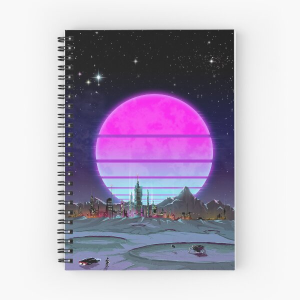 Aperçu de l'œuvre Apollo Dreams - Cyberpunk Lune en néon créée et vendue par forge22.
