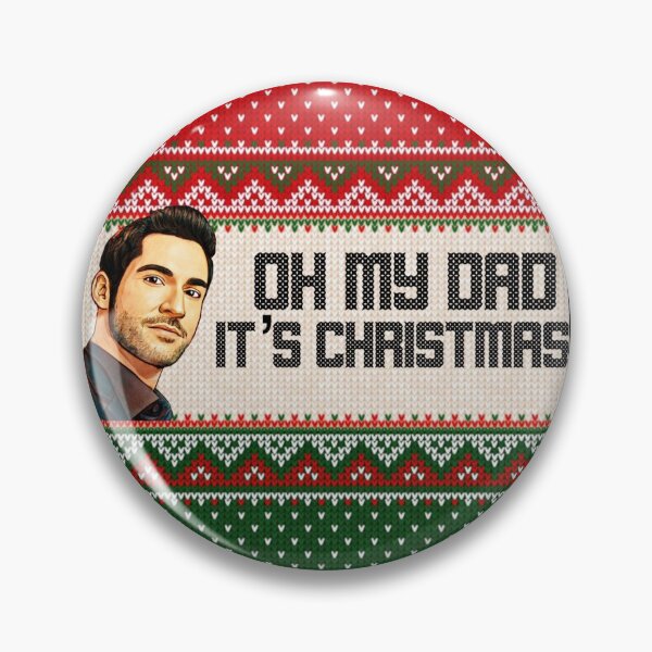 Item preview, Lucifer oh my dad it’s Christmas  designed and sold by swanspirate520.