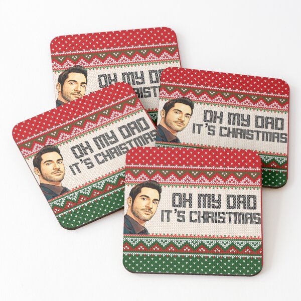 Item preview, Lucifer oh my dad it’s Christmas  designed and sold by swanspirate520.