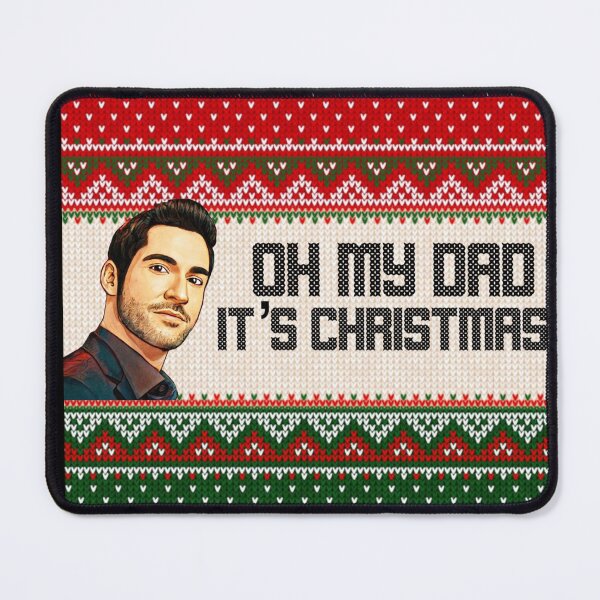 Item preview, Lucifer oh my dad it’s Christmas  designed and sold by swanspirate520.