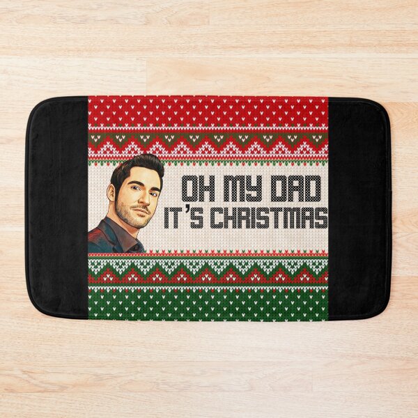 Item preview, Lucifer oh my dad it’s Christmas  designed and sold by swanspirate520.