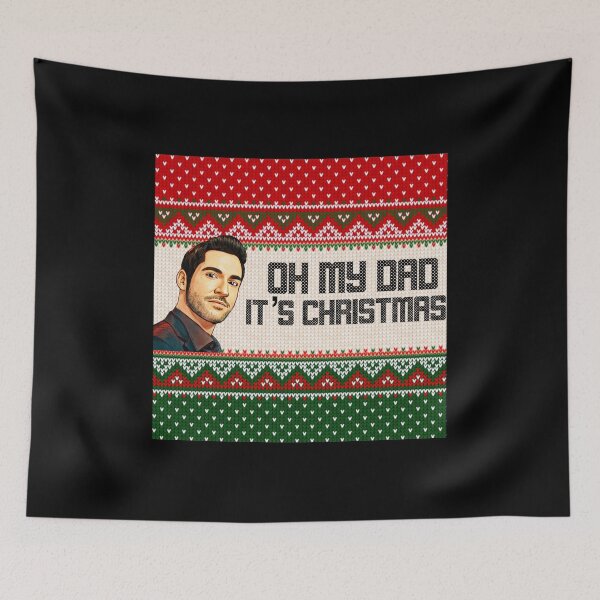 Item preview, Lucifer oh my dad it’s Christmas  designed and sold by swanspirate520.