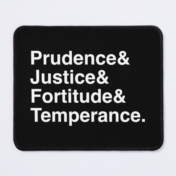 Item preview, Four Cardinal Virtues & Ampersand  designed and sold by softbluehum.
