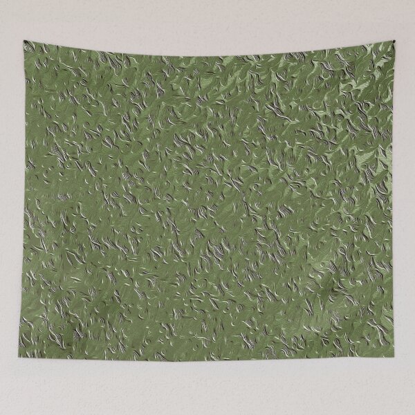 Item preview, Tiny Olive Green Embossed Leaves designed and sold by fatenanwar.