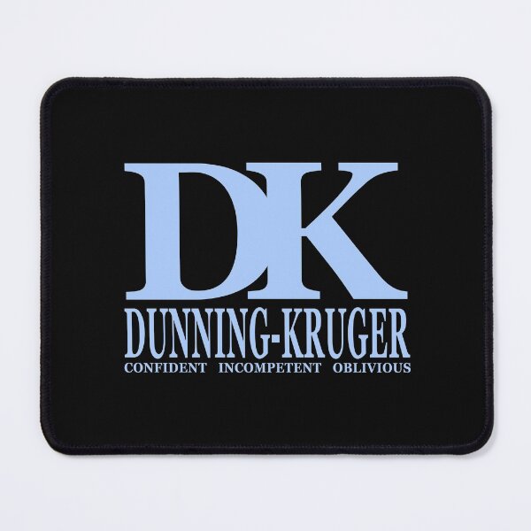 Item preview, Dunning-Kruger effect confident incompetent oblivious designed and sold by jdtees.
