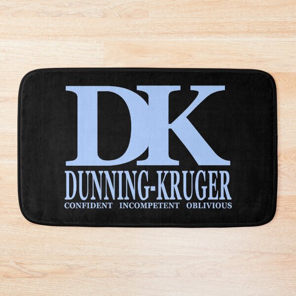 Item preview, Dunning-Kruger effect confident incompetent oblivious designed and sold by jdtees.
