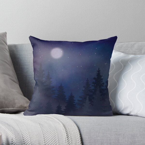 Magical Winter Throw Pillow