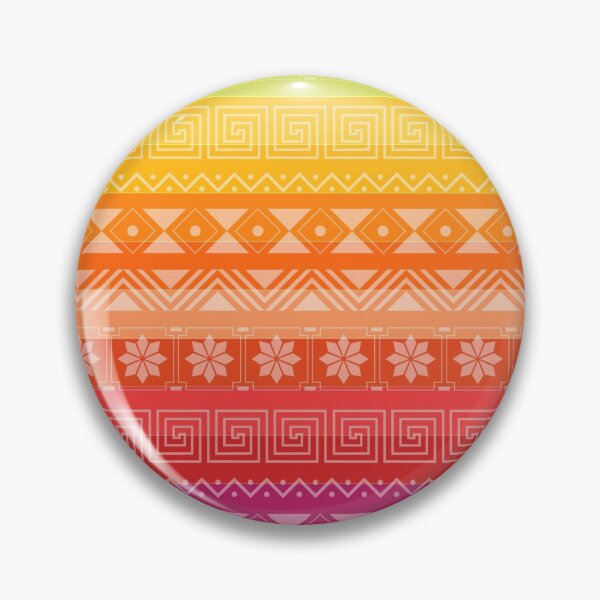 Item preview, Peruvian Textile Style Design / Rainbow Flag with geometric shapes. designed and sold by Akbaly.