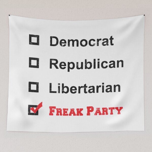 Item preview, Democrat Republican Libertarian Freak Party designed and sold by GalacticAmateur.