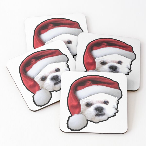 Item preview, Dog Wearing Santa Hat designed and sold by Rivalweejax.