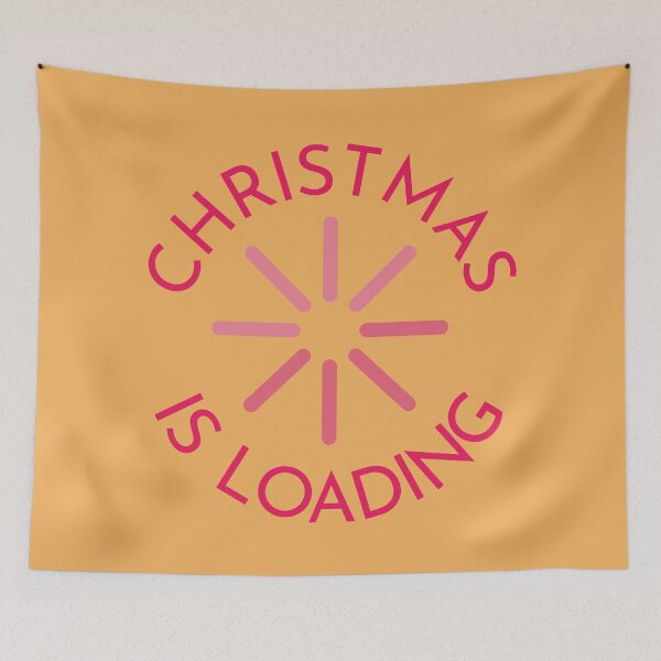 Item preview, Christmas Is Loading Pink designed and sold by cashewdays.