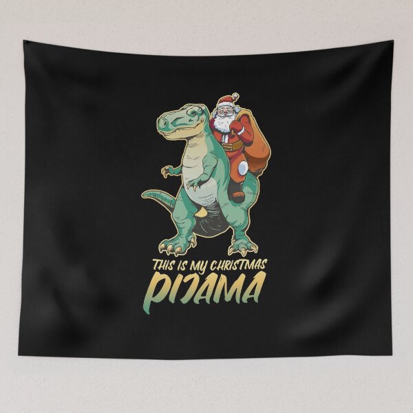 Item preview, Santa Riding Dinosaur T rex Christmas Boys Hombres Xmas Squad designed and sold by wi trendshop.