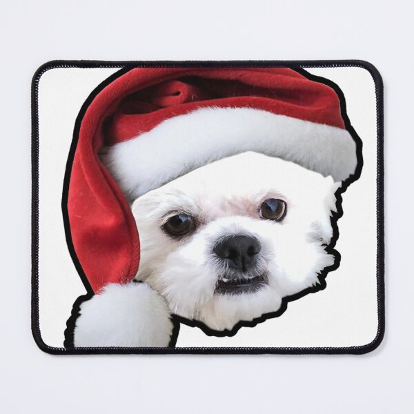 Item preview, Dog Wearing Santa Hat designed and sold by Rivalweejax.