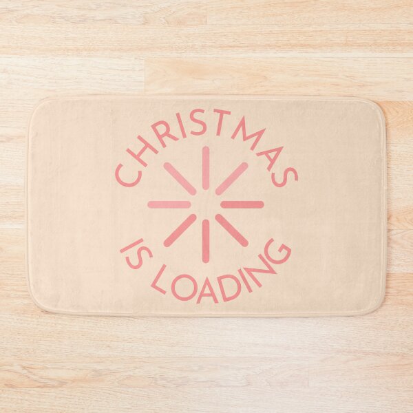 Item preview, Christmas Is Loading Light Pink designed and sold by cashewdays.