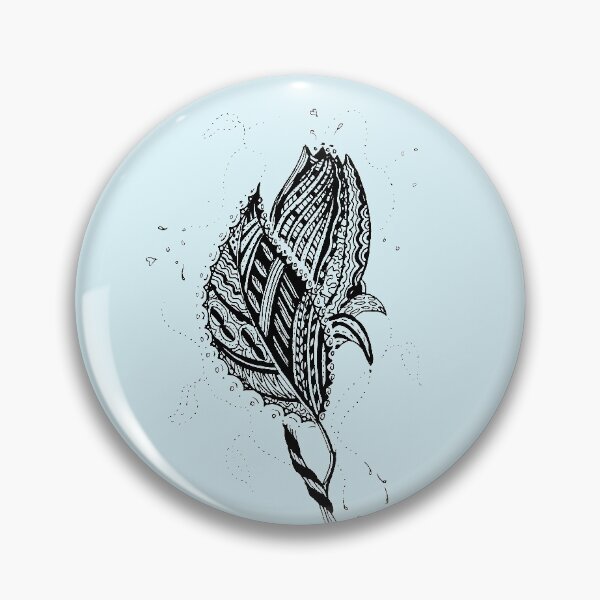 Item preview, Rosebud Tangle Black Transparent Background designed and sold by Heatherian.