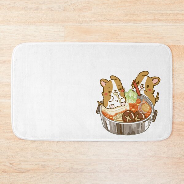 Item preview, Lazy Corgi - Hot Pot (White) designed and sold by LazyCorgiHK.