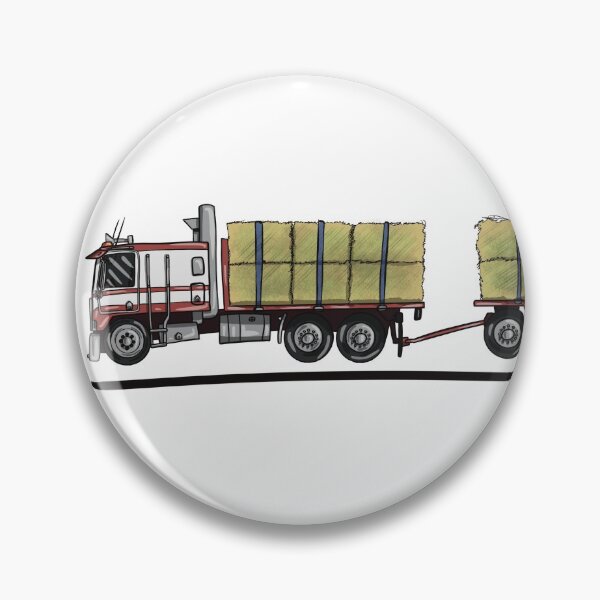 Item preview, Kenworth truck with load of square bales designed and sold by NC CUSTOMS.