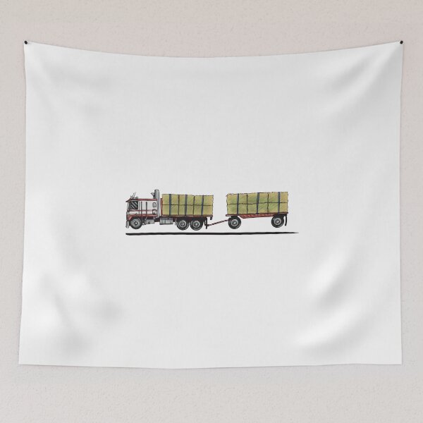 Item preview, Kenworth truck with load of square bales designed and sold by NC CUSTOMS.
