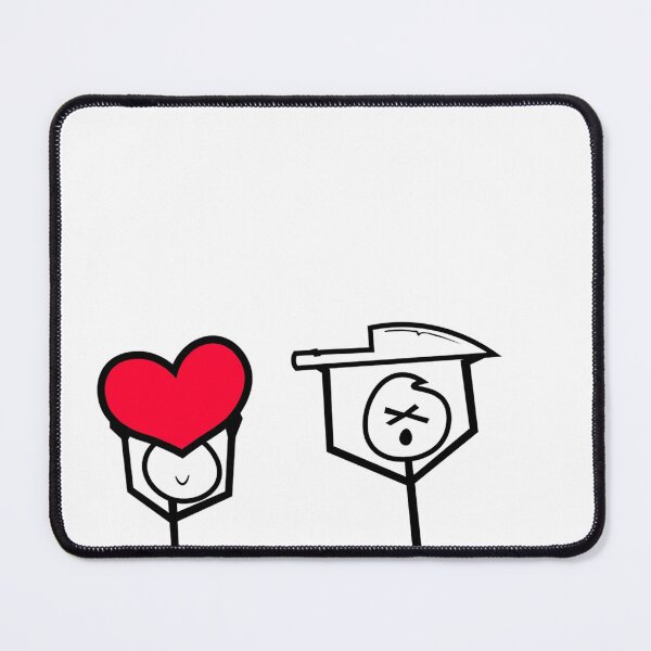 Item preview, Stix The Stickman - Love and Hate designed and sold by AlwaysHollyJo.