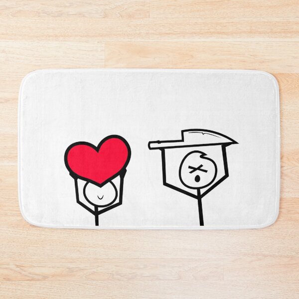 Item preview, Stix The Stickman - Love and Hate designed and sold by AlwaysHollyJo.