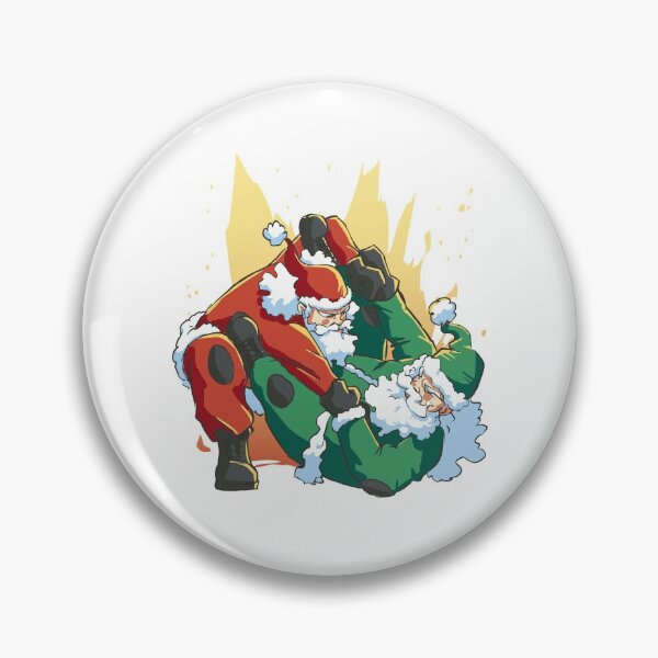 Artikelvorschau, Zwei Weihnachtsmänner BJJ Brazilian Jiu Jitsu entworfen und verkauft von PragmaticFalcon.