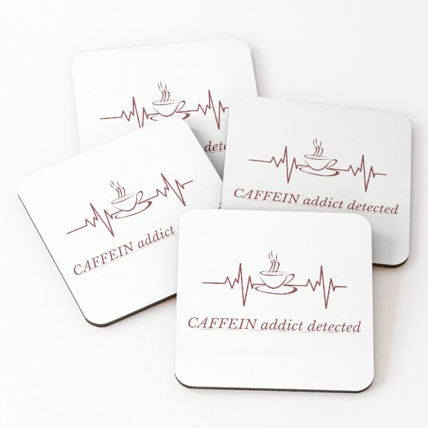 Item preview, Caffein Addict Detected, T-Shirt designed and sold by teespedia.