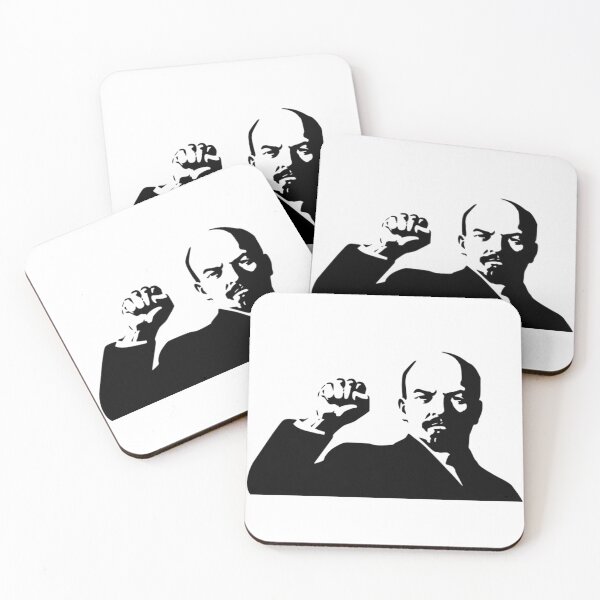 Item preview, Vladmir Lenin with a raised fist designed and sold by CommunistGoods.