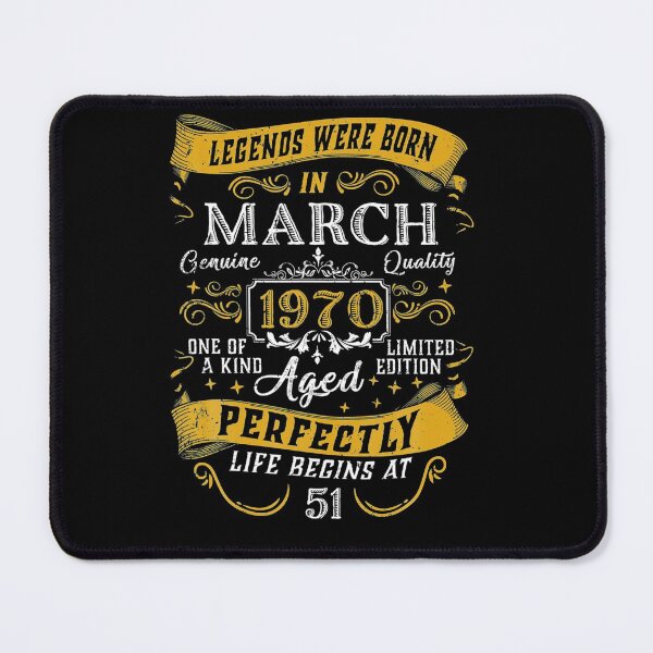 Item preview,  Legends Were Born In March 1970 51st Birthday Gifts  designed and sold by PattySweeney.