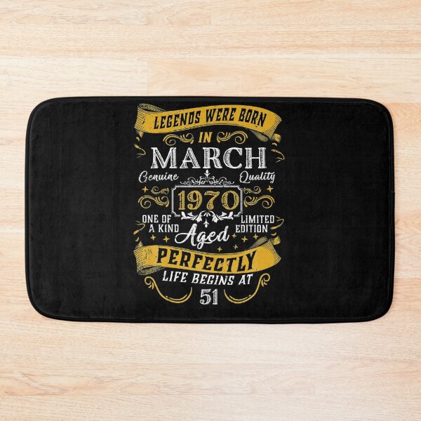 Item preview,  Legends Were Born In March 1970 51st Birthday Gifts  designed and sold by PattySweeney.