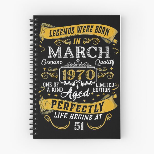 Item preview,  Legends Were Born In March 1970 51st Birthday Gifts  designed and sold by PattySweeney.