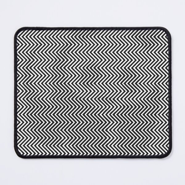 Pattern Zig-Zag Psychedelic Hypnotic Visual Illusion Mouse Pad