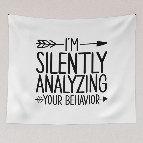 Item preview, Silently Analyzing Your Behavior designed and sold by print hasan.