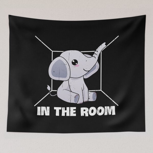 Item preview, (Cute Baby) Elephant In The Room designed and sold by Happy Puppy Print On Demand.