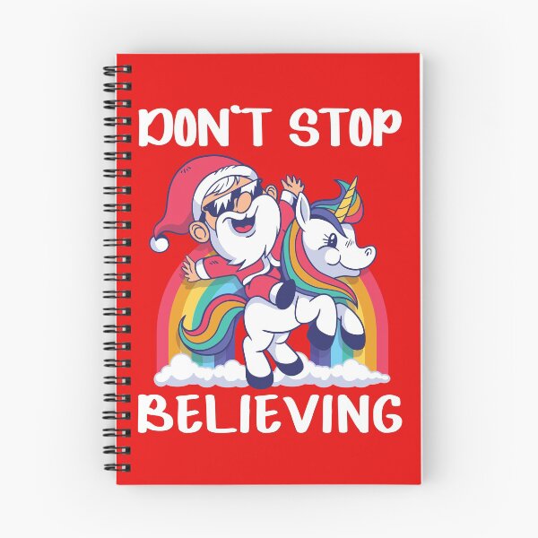 Item preview, Funny Christmas Santa Driving Unicorn Xmas Decoration Don't Stop Believing designed and sold by Safricdietz.