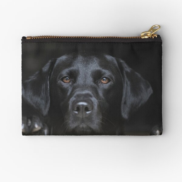 BLACK LABRADOR DOG COIN PURSE