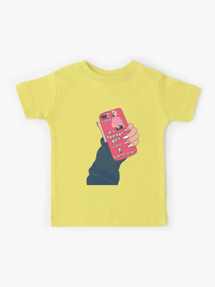 Iam nor just a transparent Girl Kids T-Shirt by MatiKids Classic - Pixels