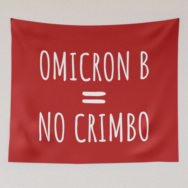 Item preview, Omicron B Anagram No Crimbo designed and sold by CoolYule.