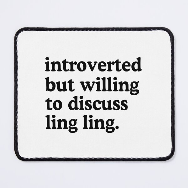 Item preview, Introverted But Willing To Discuss Ling Ling Twoset Violin designed and sold by allysmar.