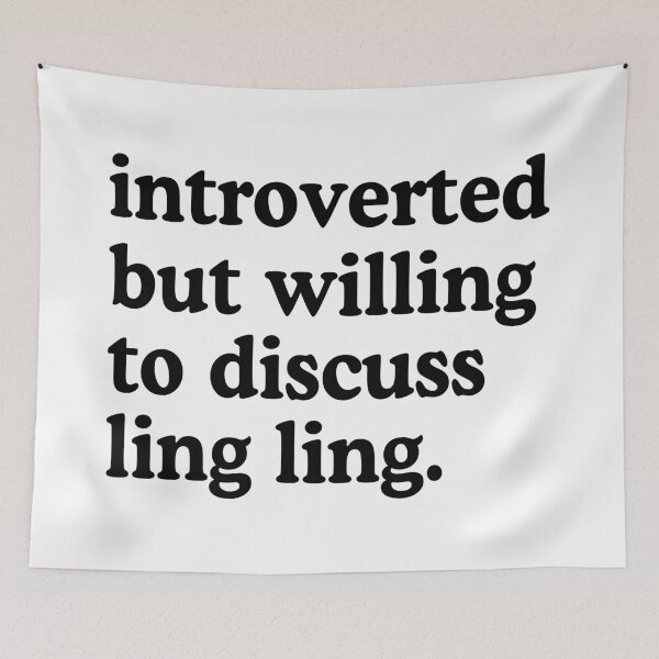 Item preview, Introverted But Willing To Discuss Ling Ling Twoset Violin designed and sold by allysmar.