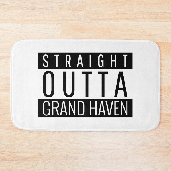 Item preview, Straight Outta Grand Haven Michigan  designed and sold by Teelogic.