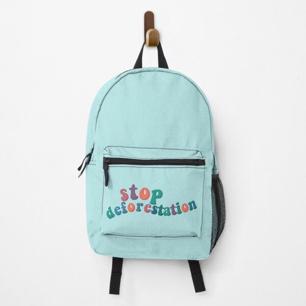 Item preview, Stop Deforestation Environmental Advocacy Blue Orange Purple designed and sold by cashewdays.