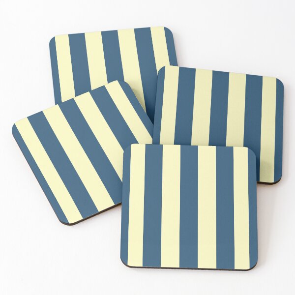 Item preview, Royal Blue and Pale Yellow Stripes designed and sold by NECHSTORE.