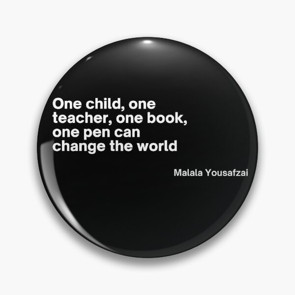 Item preview, Malala Yousafzai Quote designed and sold by flying-flamingo.
