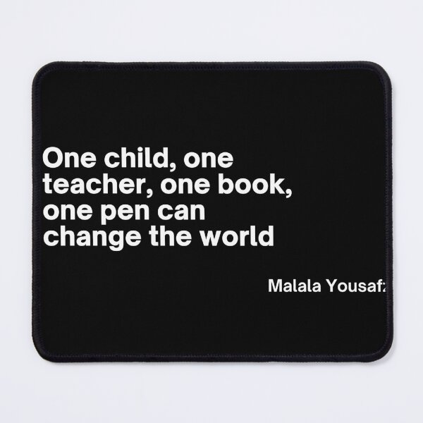 Item preview, Malala Yousafzai Quote designed and sold by flying-flamingo.
