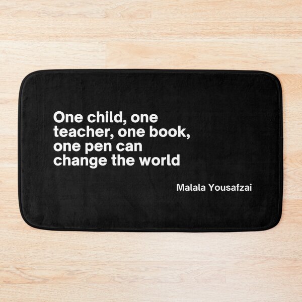 Item preview, Malala Yousafzai Quote designed and sold by flying-flamingo.