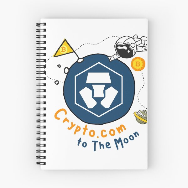 Item preview, Crypto com coin to the moon, Cryptocurrency, CRO HODL bitcoin, graphic funny style   designed and sold by KittySSmith.