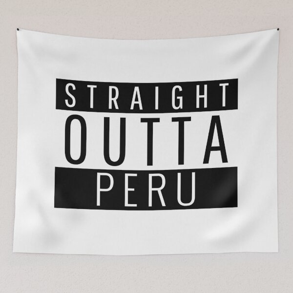 Item preview, Straight Outta Peru Indiana  designed and sold by Teelogic.