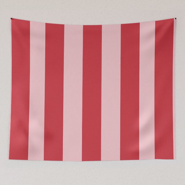 Item preview, Soft Modern Red and Pink Stripes designed and sold by NECHSTORE.